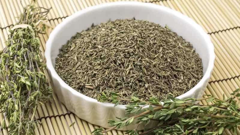 تصویر 2 از آویشن گیاهی کوهستانی اصل طبیعی، معطر و خشک‌شده با کیفیت بالا